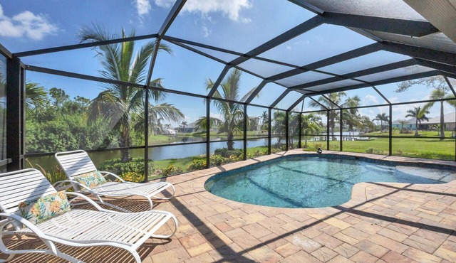 South Gulf Cove 3 Bedroom Canal Pool Home