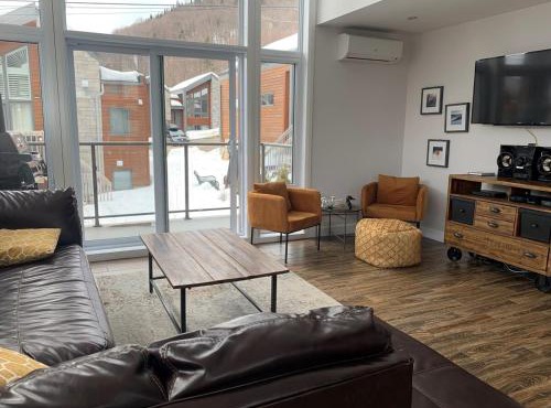 Spa privé et billard pret de la montagne de ski Stoneham 12 personnes