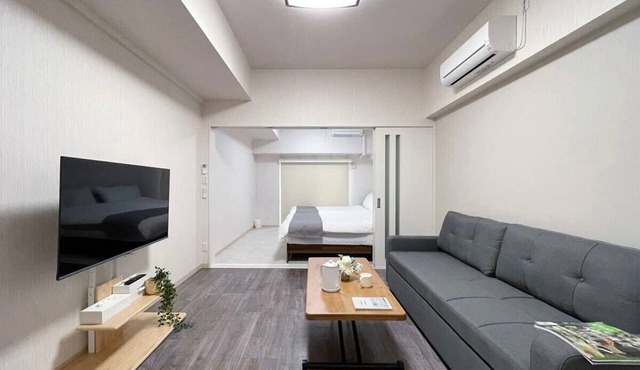 Spacious 1BR Apt For 6 Ppl Great Location with room wifi