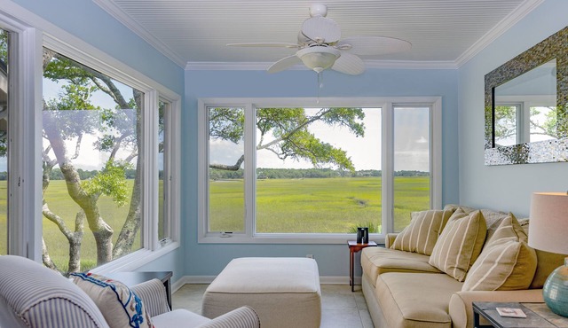 Spacious 2BR/2.5 BA Seabrook Island Villa, Amazing Marsh Views!