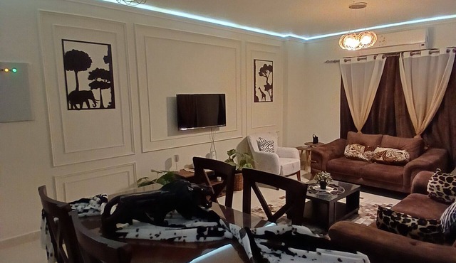 Spacious 3-bedroom apartment with WiFi and AC in charming Cairo Governorate