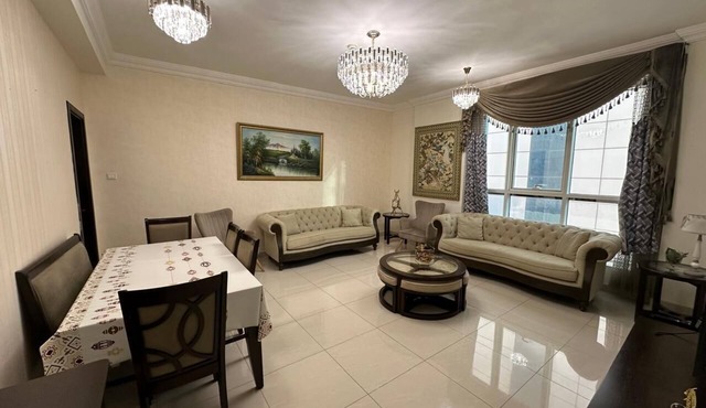 Spacious 3-bedroom apartment in lovely Sharjah with all services