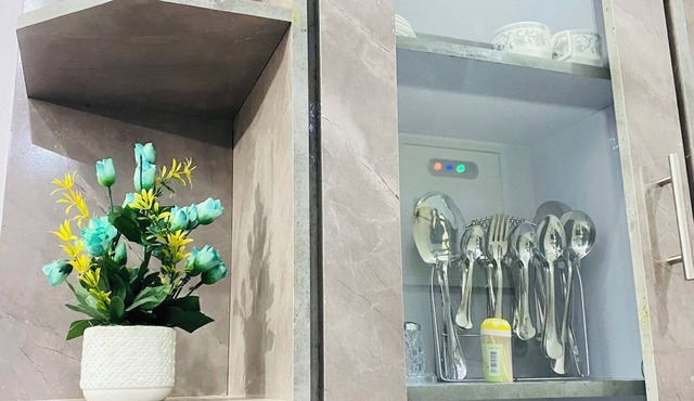 Spacious 3-bedroom apartment with AC, WiFi in DHA Karachi