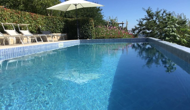 Spacious 3 bedroom self-contained apartment. Swimming pool and stunning views