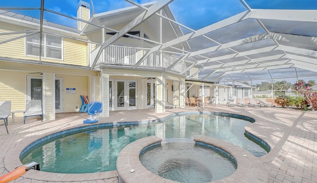 Spacious 4BR Riverside Retreat with Pool & Hot Tub