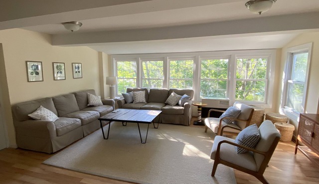 Spacious 5 bedroom home in town with large deck!