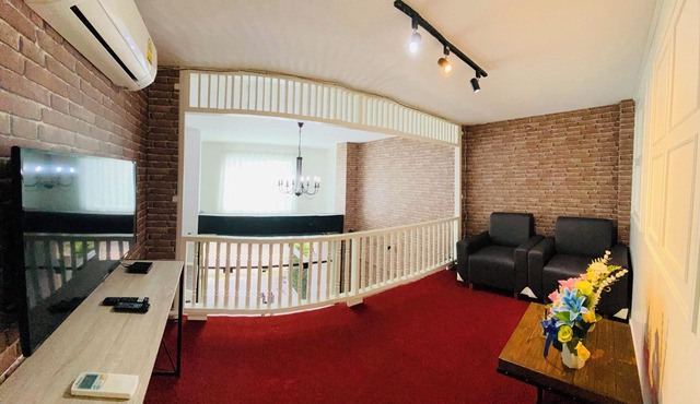 Spacious 5-bedroom 5.5 bathrooms townhome in Nimman with airport pick up