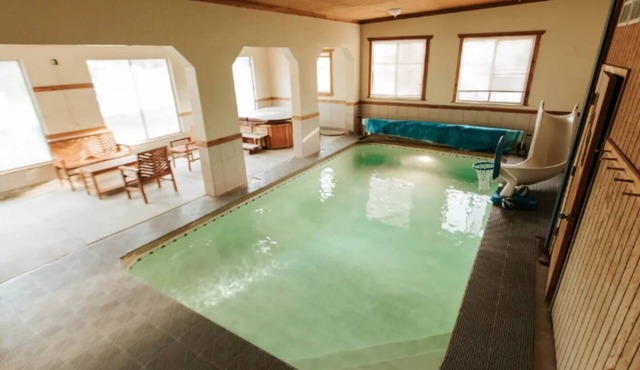 Spacious 7-BR Oasis with Private Indoor Pool & Hot Tub