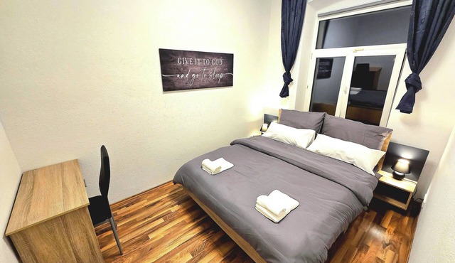 Spacious 75 sqm apartment with balcony and parking space