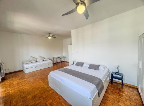 Spacious and bright 3-bedroom apartment steps from Milan Central Station