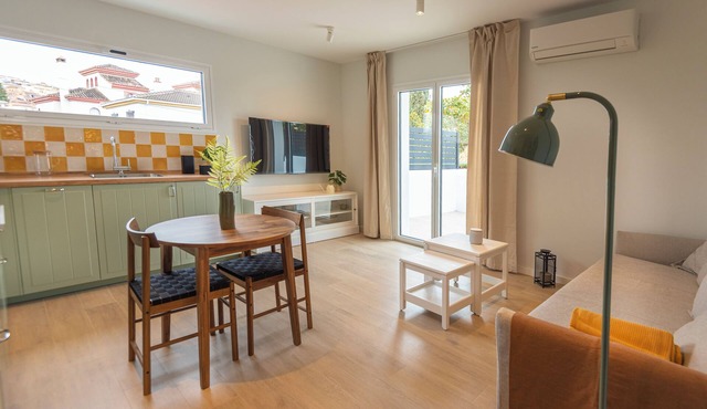 Spacious and comfortable apartment with terrace and views