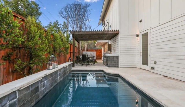 Spacious and Sleek Modern Elegance Heated Pool
