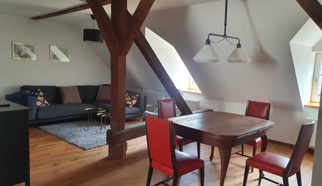 Spacious apartment (70 m²) for up to two people with free WiFi