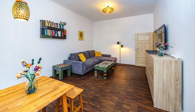 Spacious apartment in a quiet street in Dresden Neustadt