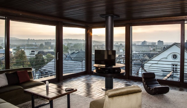 Spacious apartment with a panoramic view of the Rhine, Deutsches Eck and fortress