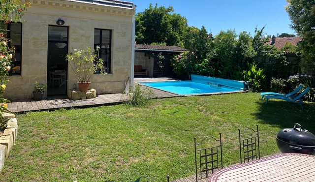 Spacious architect villa with garden and swimming pool