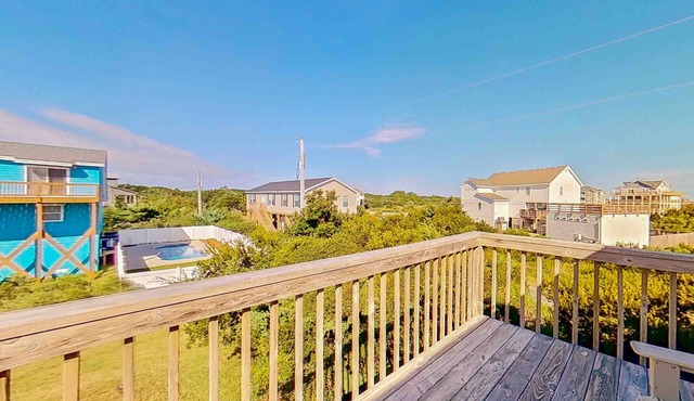Spacious Avon home with Shared pool, balcony & modern comforts near the beach