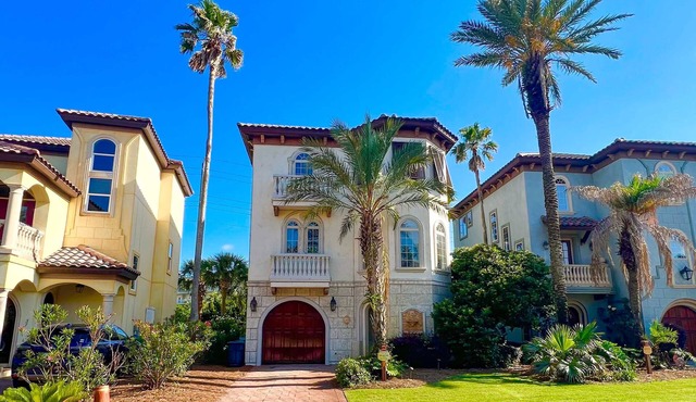 Spacious Beach Home with Pool & Balconies - Short Walk to Private Beach Access