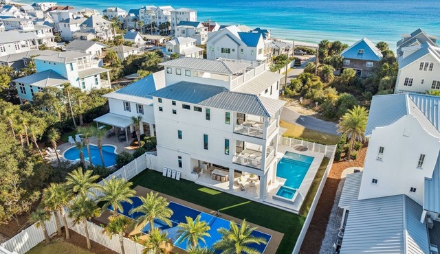 Spacious Beach Home with Pool, Pickleball Court, and Game Room