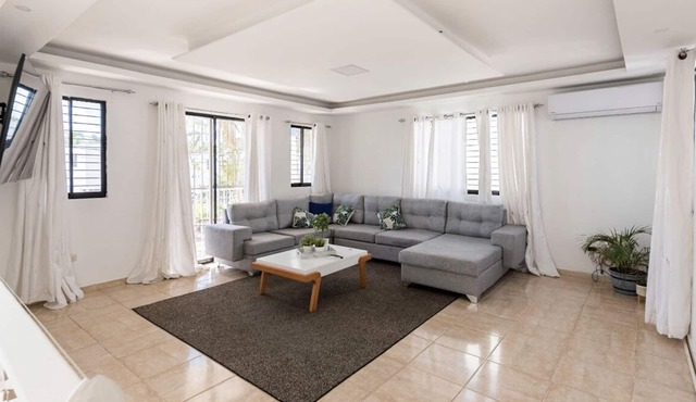 Spacious, comfortable and secure villa.