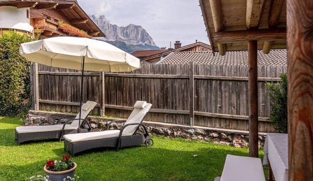 Spacious chalet with private garden