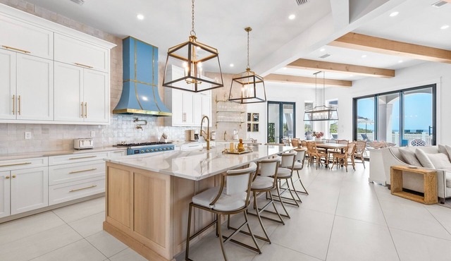 Spacious Coastal Retreat with Gulf Views, Pool, and Private Beach Access