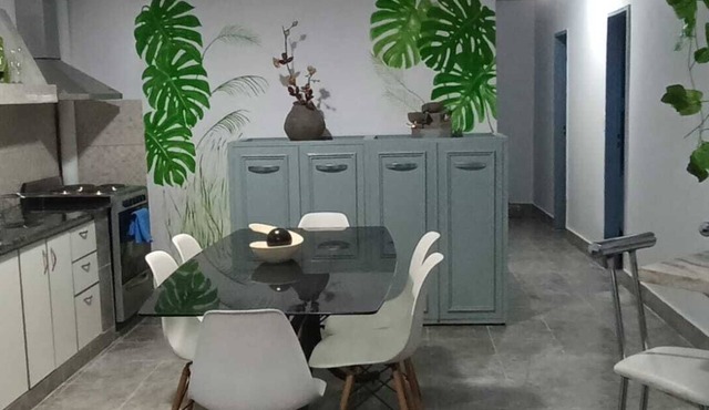 Spacious, comfortable for family and friends. Maximum 7 people, internet.