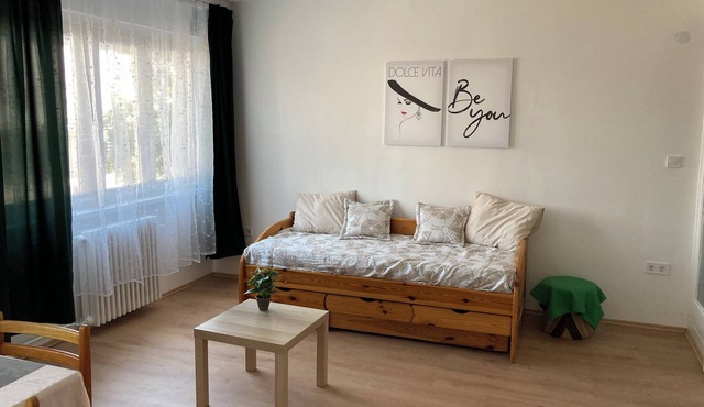 Spacious comfy flat/w best central Buda location - family friendly