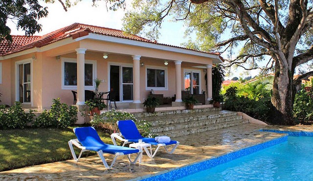 Spacious complex in gated Sosua residence, with sports courts, near beach&shops