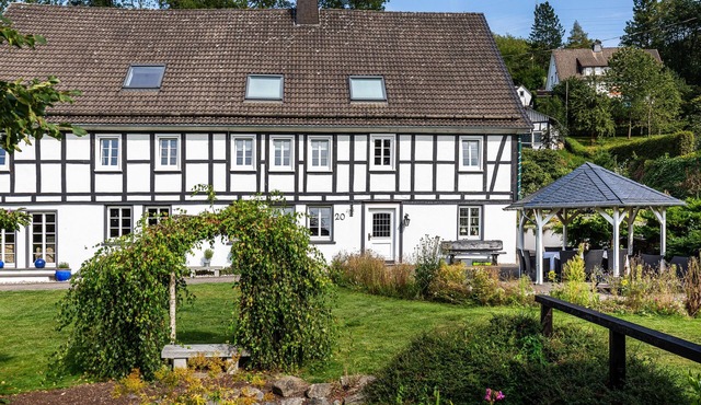 Spacious country house with open fireplace and garden in the Sauerland for young and old