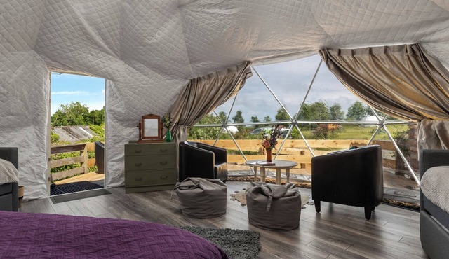 Spacious Domes nestled in the heart of North Pembrokeshire. Glamping at its best