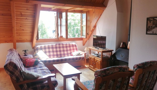 Spacious duplex with fireplace Isard 2