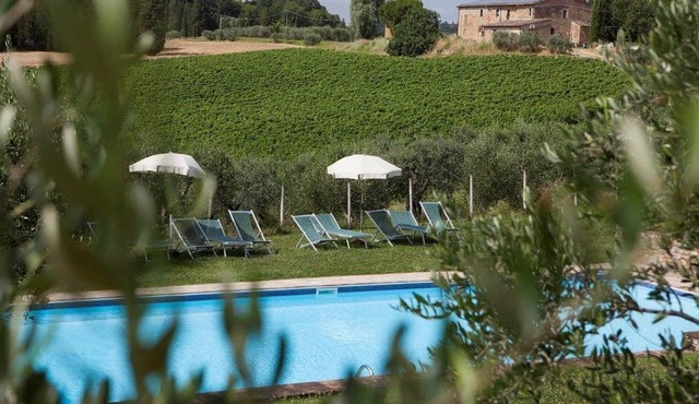 Spacious Flat for 2,AC, in a winery in the heart of Tuscany,Wi-Fi, swimming pool