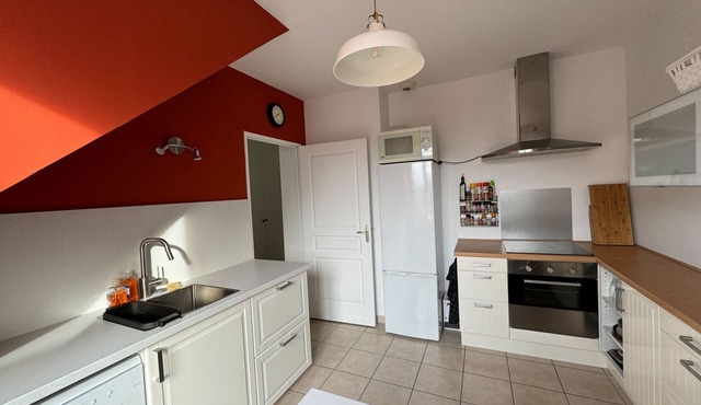 Spacious flat with terrace