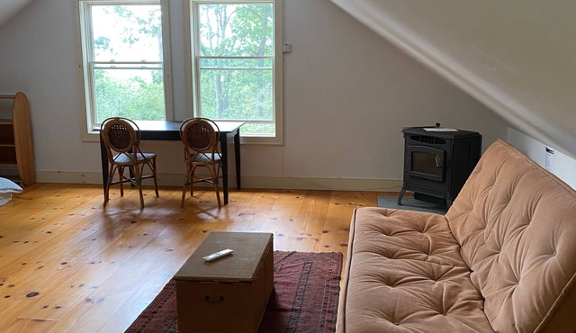 Spacious Garage Loft with AC and View!