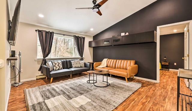 Spacious Long Pond Home Game Room and Hot Tub!