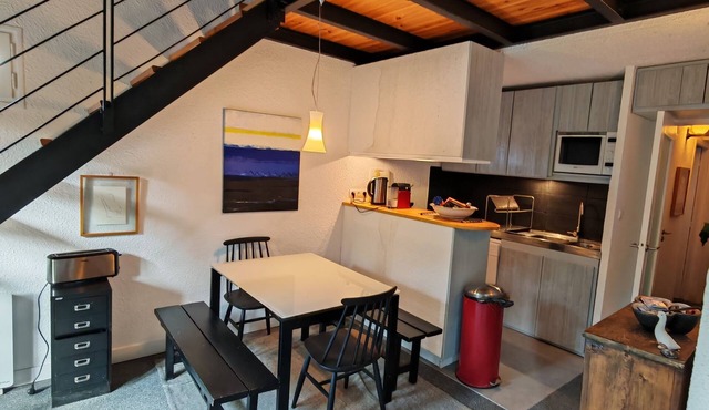 Spacious, modern 4-room duplex apartment, comfortable, quiet, ski in, ski out