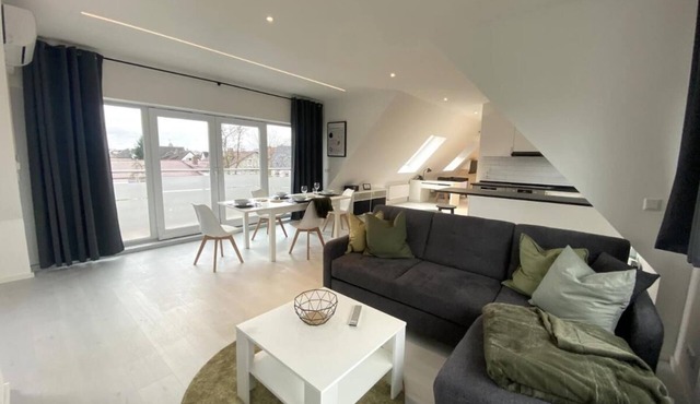 Spacious modern DG apartment Schloofschdubb near Kassel 70 sqm