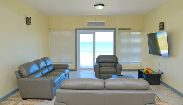 Spacious Ocean Front House. With a Gated Entrance.