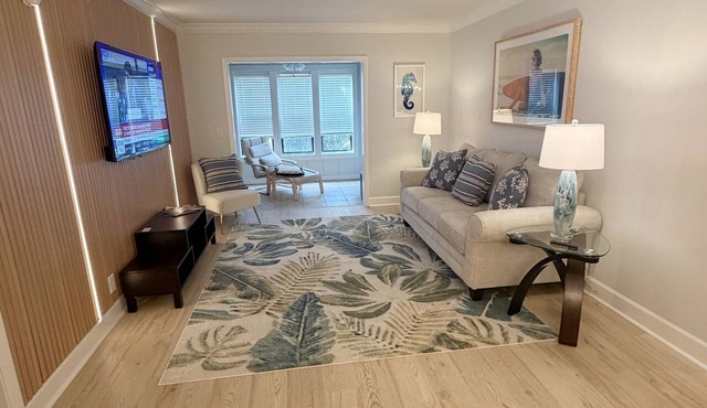 Spacious quiet all ground floor gated condo. Large pool/tennis pickle ball