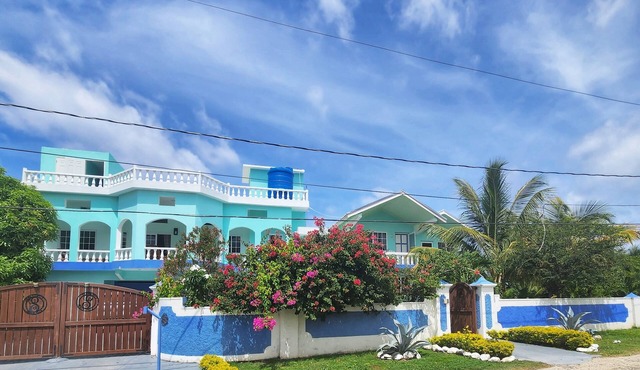 Spacious romantic beach front villa located in Turtle Bay Beach Portland Jamaica