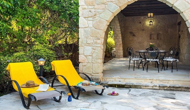 Spacious Stone Built Villa with Private Pool set amongst the Orange Groves in Miliou Village!