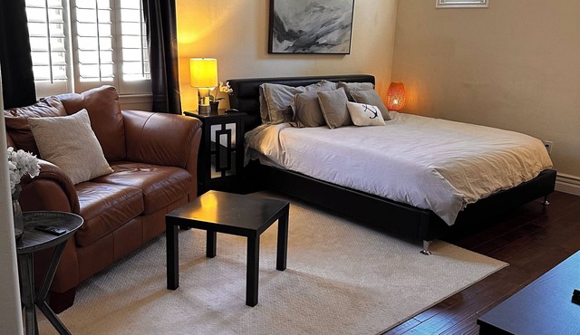 Spacious Studio Bedroom with attached Jack&Jill bathroom