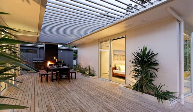 Spacious sun-drenched family living
