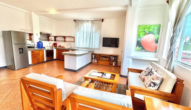 Spacious two-bedroom suite with a balcony