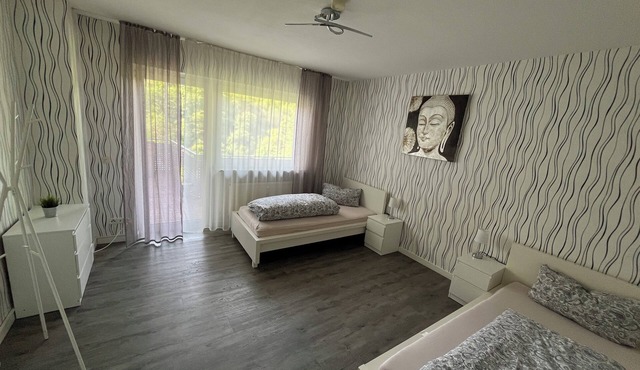 Spacious vacation apartment with a view of the countryside