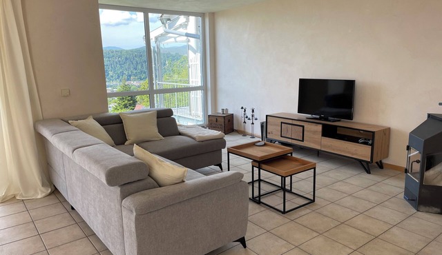 Spacious vacation apartment with panoramic view