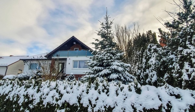 Spacious vacation apartment in the Harz Mountains with garden and barbecue