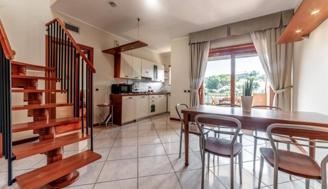 Spacious Vatican Apartment near Metro A with Private Terrace – Sleeps 8, Parking