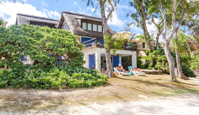 Spacious villa set in the turquoise lagoon of Trou d'eau Douce